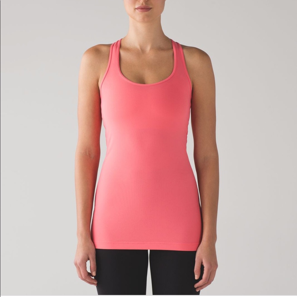 Lululemon pink racer back tank